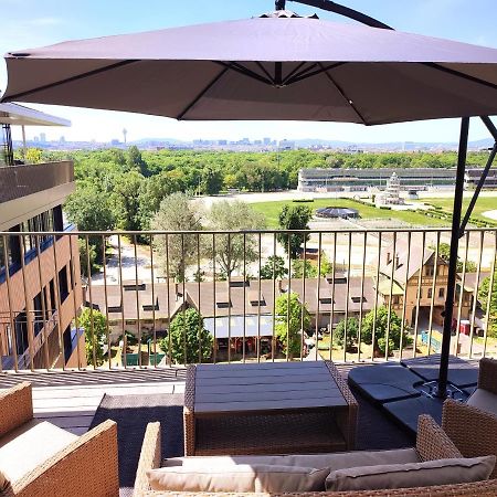 Panorama Apartment Vienna - Free Parking, Sauna & Fitness Eksteriør billede
